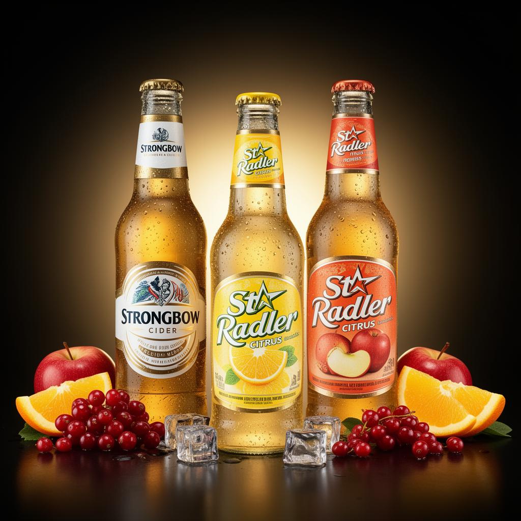 Flavoured · Cider · RTD bottles at A.S. Yakubu & Sons depot