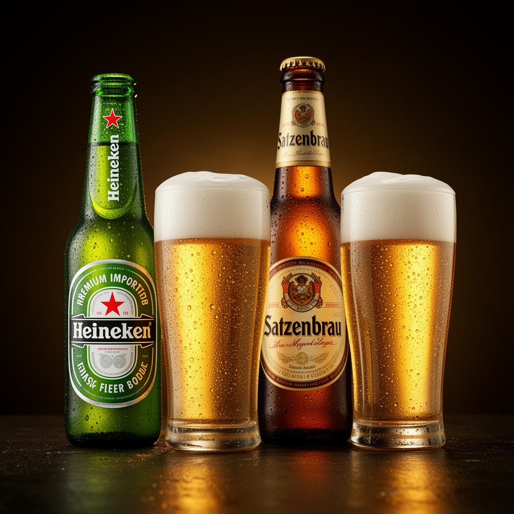 Lager & Premium Beer bottles at A.S. Yakubu & Sons depot