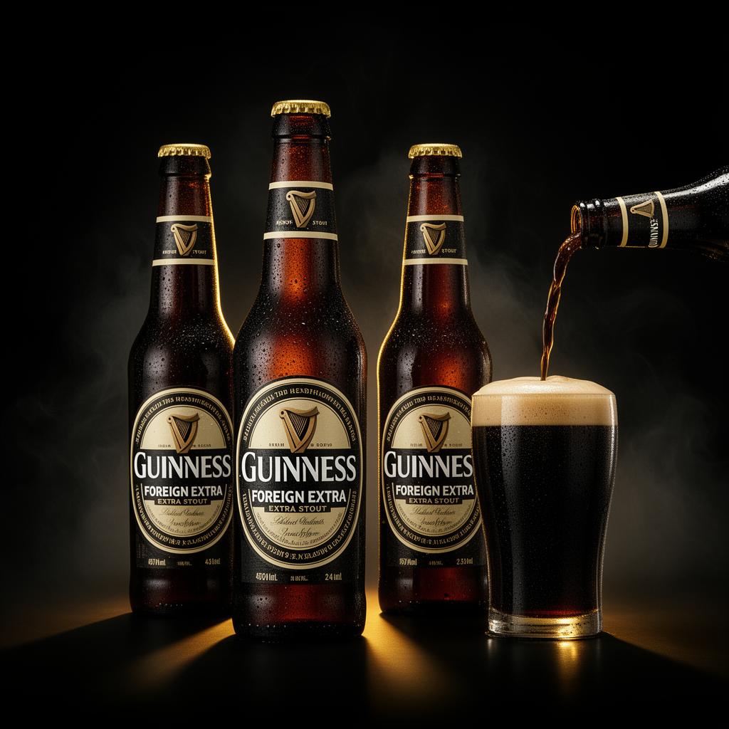 Stout & Dark Drinks bottles at A.S. Yakubu & Sons depot